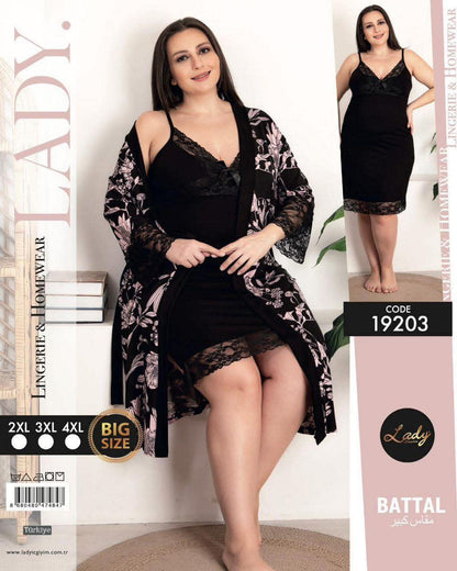 Déshabillé 2 pièces  (Modèle LADY)