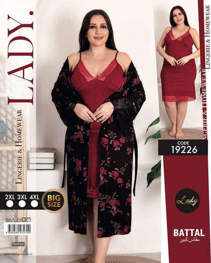 Déshabillé 2 pièces  (Modèle LADY)